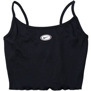 Nike Vintage Black Ribbed Crop Top